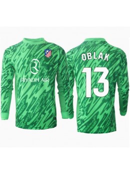 Atletico Madrid Jan Oblak #13 Torwart Auswärtstrikot 2024-25 Langarm